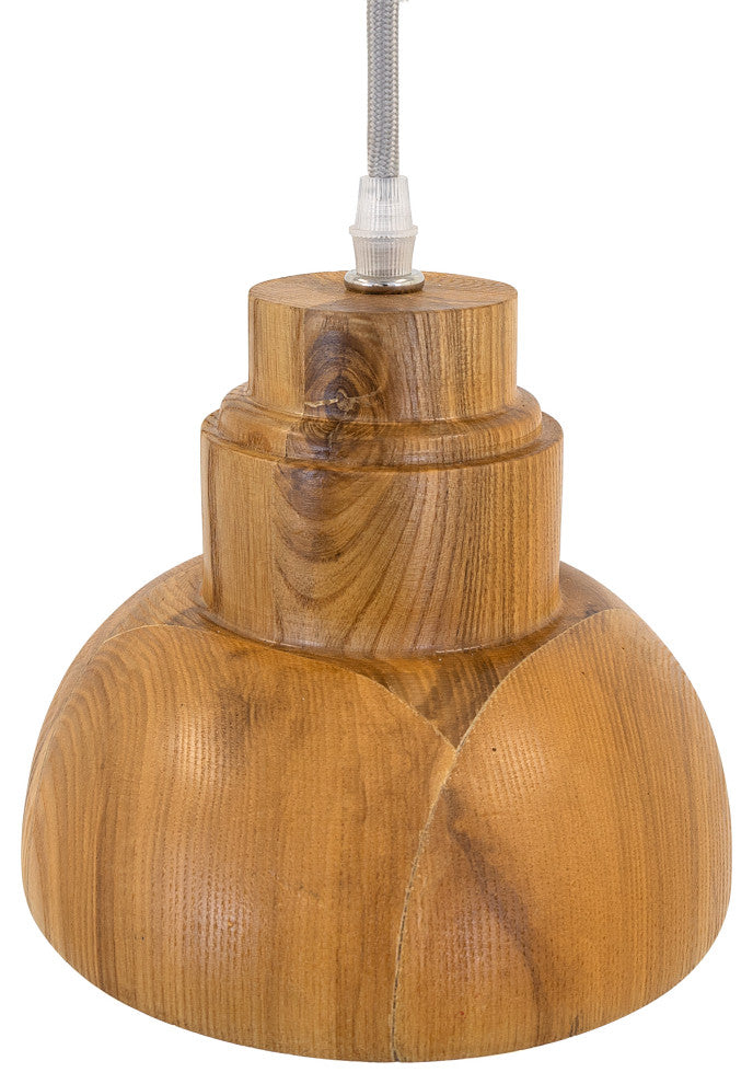 Yosemite Home Decor 1 Light Pendant, Wood Finish