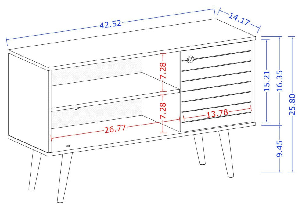 Comfort Liberty TV Stands, Black