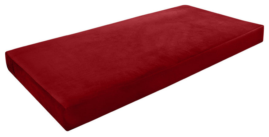 Knife Edge 6" Twin-XL 80x39x6 Velvet Indoor Daybed Mattress |COVER ONLY|-AD369