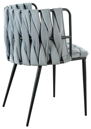 Bradley Rectangular Dining Table Set With 6 Gray Chairs