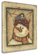 "Snowman II" By Kim Lewis, Giclee Print on Gallery Wrap Canvas, Ready to Hang
