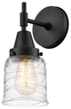 Innovations 447-1W-BK-G513 1-Light Sconce, Matte Black