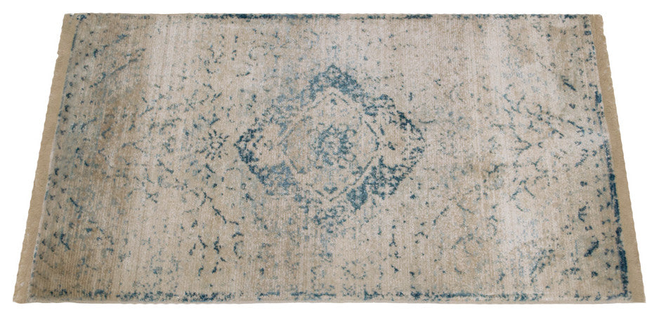 Machine Made Polyester Durable Indoor Outdoor Washable Oriental Pattern Footmat
