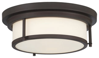 2-Light Ceiling Light, Matte Black, Oil Rubbed Bronze