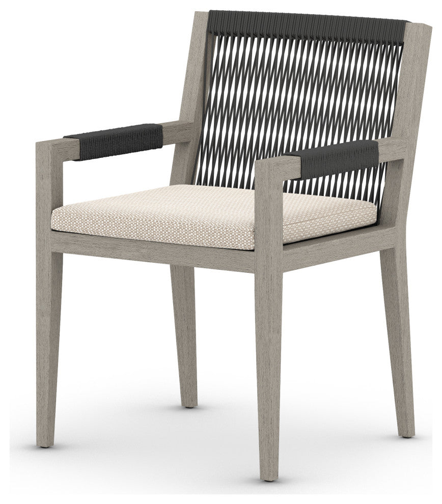 Sherwood Dining Armchair-Grey/Faye Sand