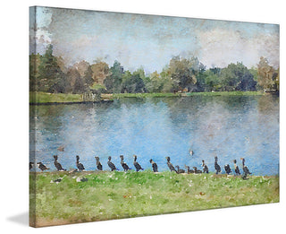 "Spring on the Farm 4" Print on Canvas by Irena Orlov