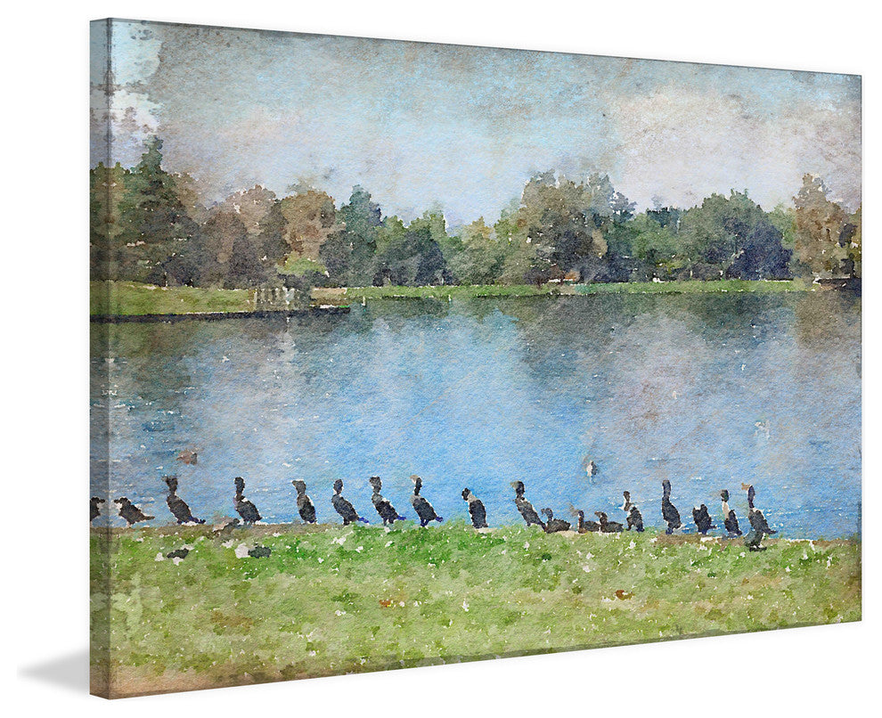 "Spring on the Farm 4" Print on Canvas by Irena Orlov