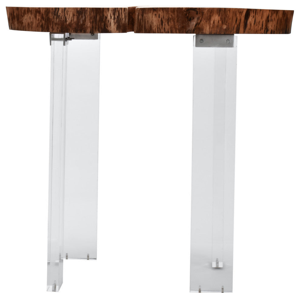 Woodland Acacia Wood Top End Table