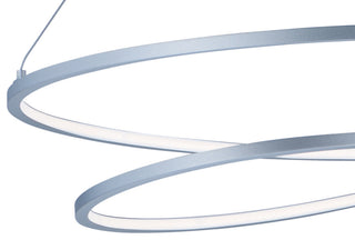 ET2 E21325 Cycle 25"W LED Ring Chandelier - Black