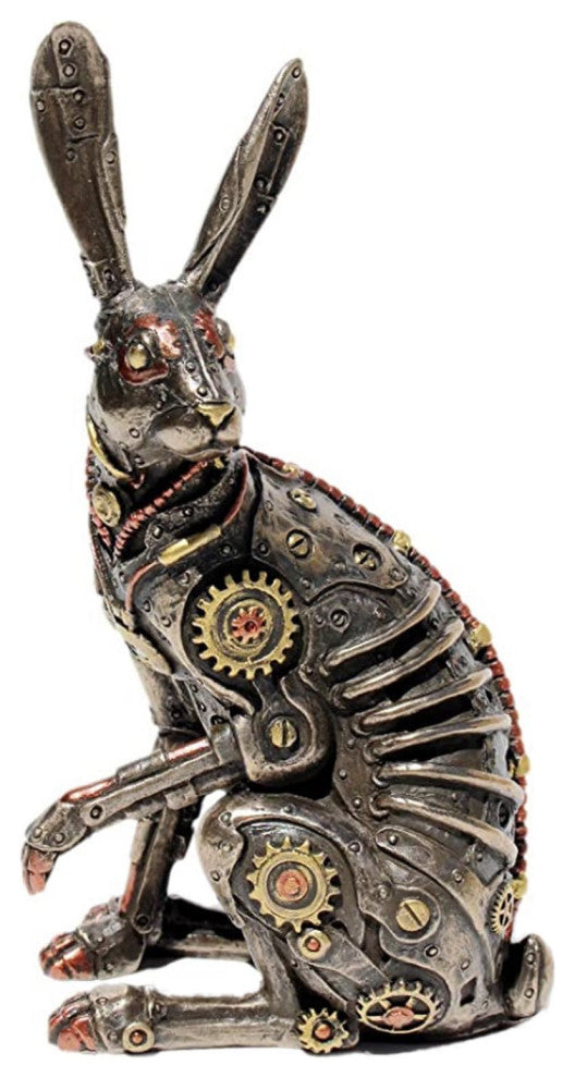 Steampunk Jack Rabbit - Figurine Statue Sculpture Art by Veronese Design