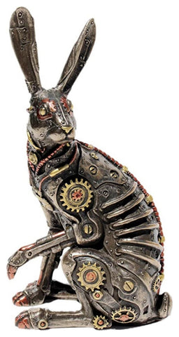Steampunk Jack Rabbit - Figurine Statue Sculpture Art by Veronese Design