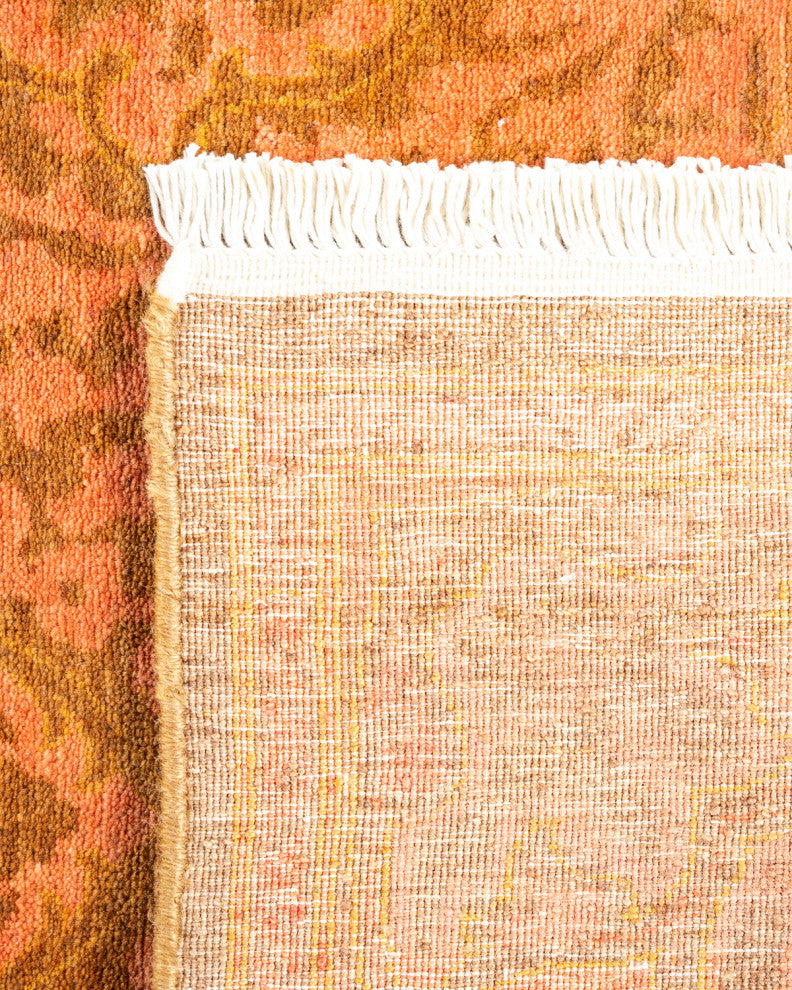 Tangyan One-of-a-Kind Hand-Knotted Runner Yellow, 2'8"x14'2"