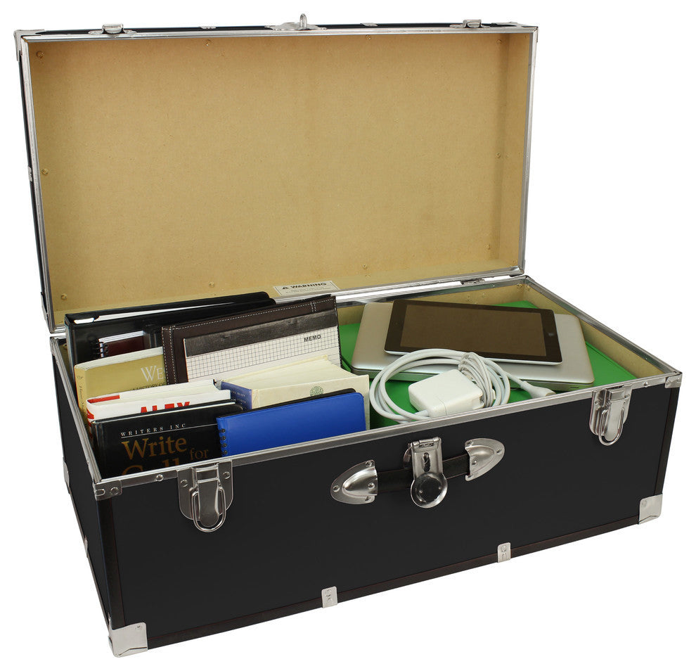 Seward Classic 30" Trunk with Lock, Black