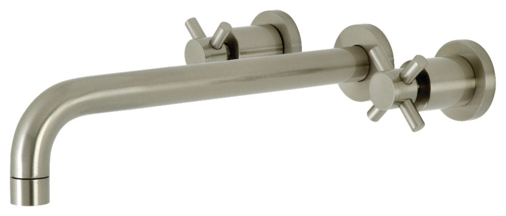 KS8058DX Wall Mount Tub Faucet, Brushed Nickel