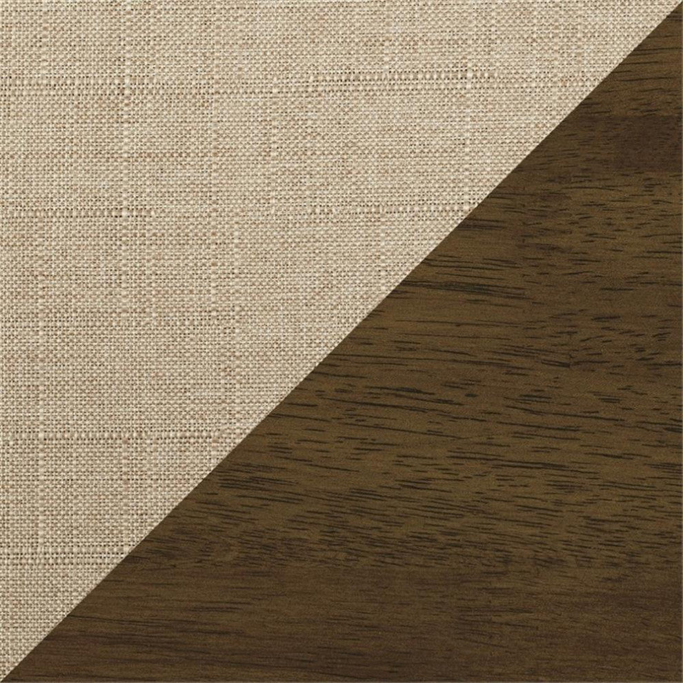 Lexicon Elle Accent Chair with Arm Rest in Light Brown