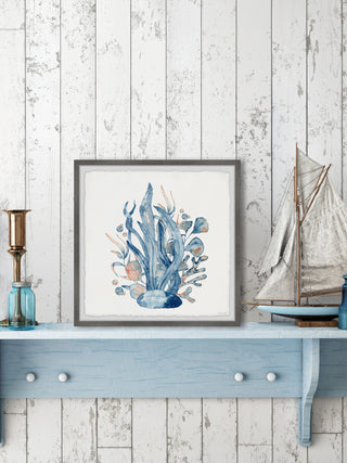 "Coral Garden" Framed Painting Print, 32x32