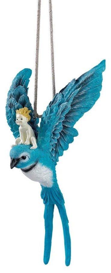 Thumbelina Fairy On Bird Hanging