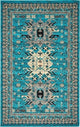 Unique Loom Turquoise Oasis Taftan 5' 0 x 8' 0 Area Rug