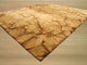 Handmade Wool Brown Contemporary Abstract Dip Dyed Rug, 3'x5'