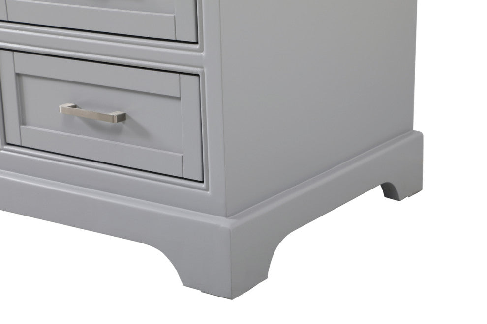 Amber Single Bathroom Vanity, Blue, Grey, 60"