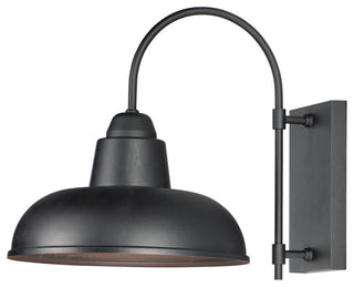 Maxim 10118 Industrial 16" Tall Outdoor Wall Sconce - Black
