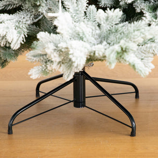 7.5ft. Pre-Lit Artificial California Flocked Spruce Christmas Tree