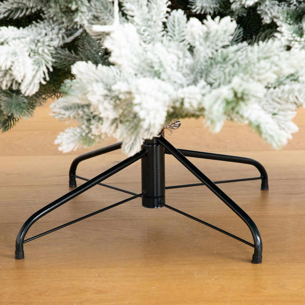 7.5ft. Pre-Lit Artificial California Flocked Spruce Christmas Tree