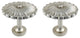 Urbanest Set of 2 Large Sierra Drapery Medallion Holdback, Pewter