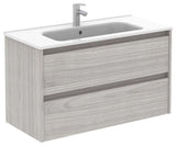 Unit 40" Sansa 2 Drawers, Sandy Grey