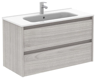 Unit 40" Sansa 2 Drawers, Sandy Grey