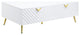 ACME Gaines Coffee Table, White High Gloss Finish