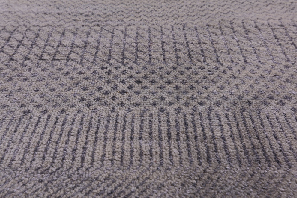 Wool and Silk Hand-Knotted Savannah Gabbeh Rug 9' 1" X 12' 2" Q6622