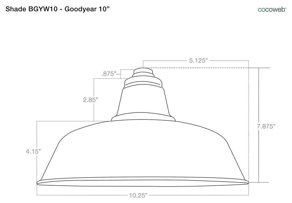 10" Farmhouse LED Sconce Light With Industrial Arm, Yellow