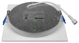 DLE6 Series 6" Square Downlight, White, 3000k