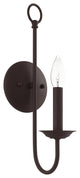 Livex Lighting Estate 1 Light Bronze Single Sconce