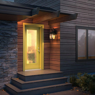 Home Living 5.5" Outdoor Wall Sconce, Black