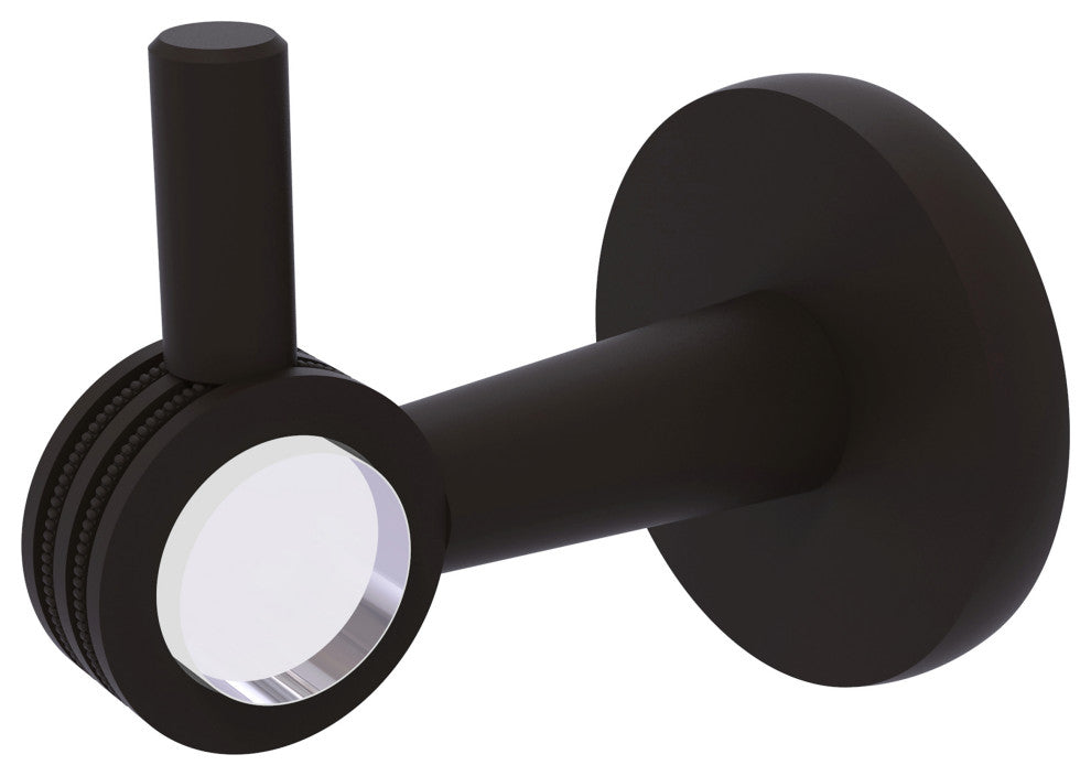 Clearview Robe Hook with Dotted Accents, Oil Rubbed Bronze