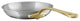 Mauviel M'Cook B Stainless Steel Round Frying Pan With Brass Handle, 11-in