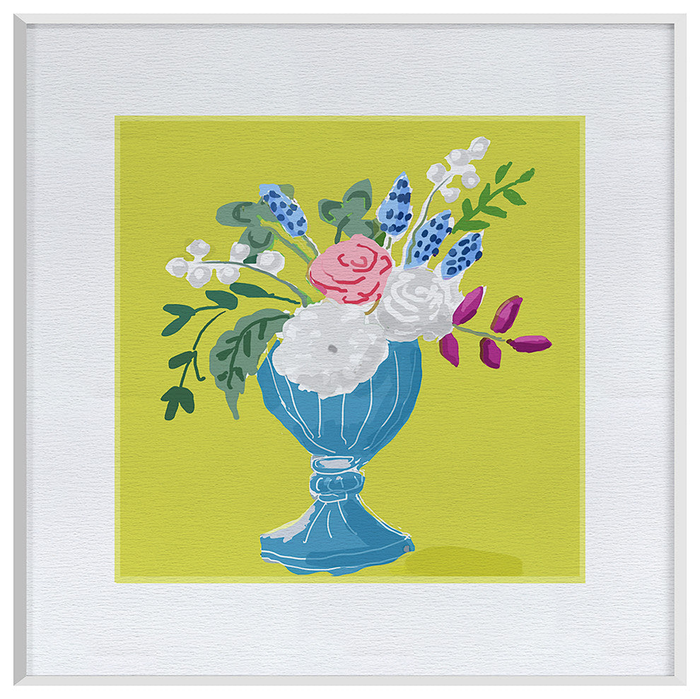 Vase 3 Fine Art Print, white, 50"x50"