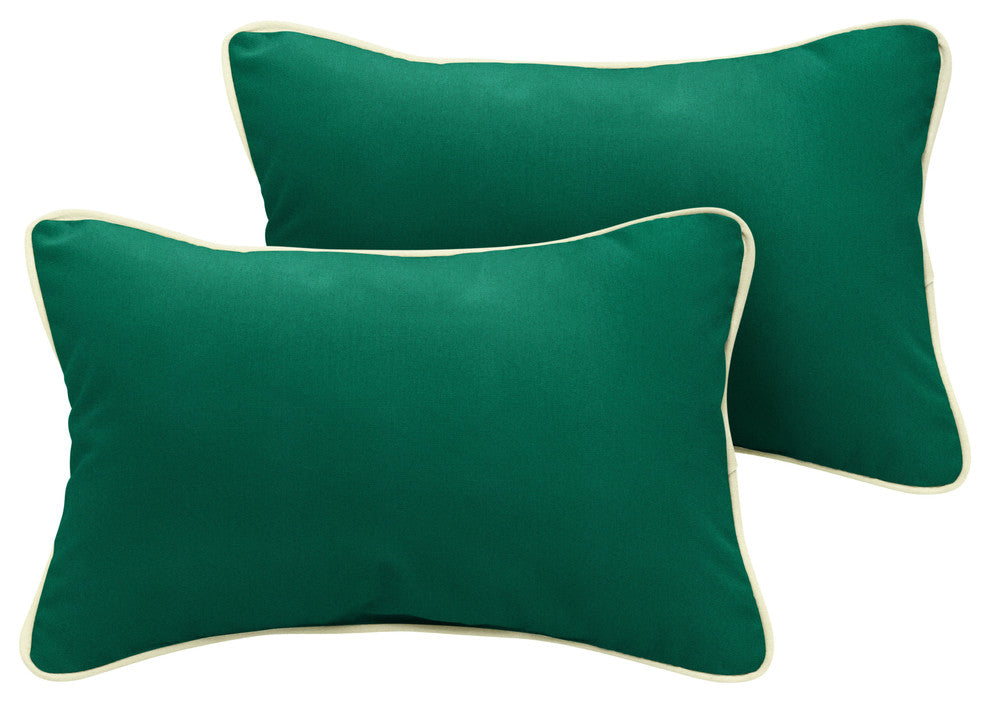 Fielding Sunbrella Outdoor Lumbar Pillow, Set of 2