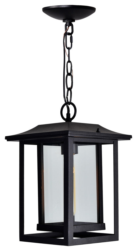 Winfield 1 Light Black Outdoor Hanging Light