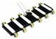 Commercial Concrete Flexible Swimming Pool Vacuum Head With Urethane Wheels, 19"