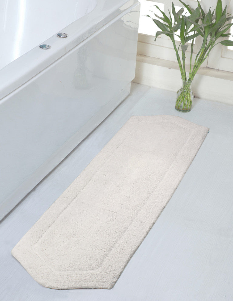 Waterford Bath Rug, 22"x60", Ivory
