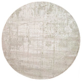 Quartz 27035-110 Area Rug, Beige, 5'3" Round