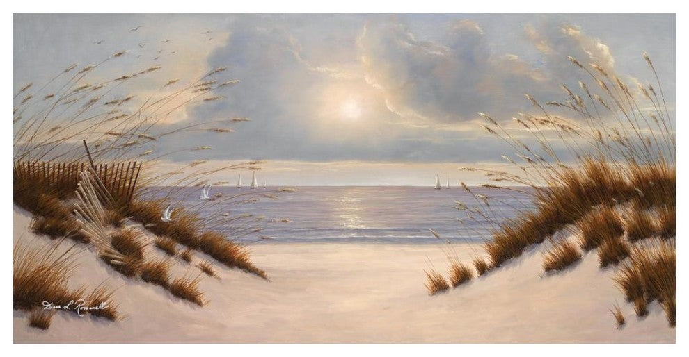 "Coastal Dunes" Digital Paper Print by Diane Romanello, 38"x20"