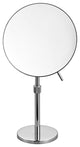 Aqua Rondo by KubeBath Magnifying Mirror With Adjustable Height