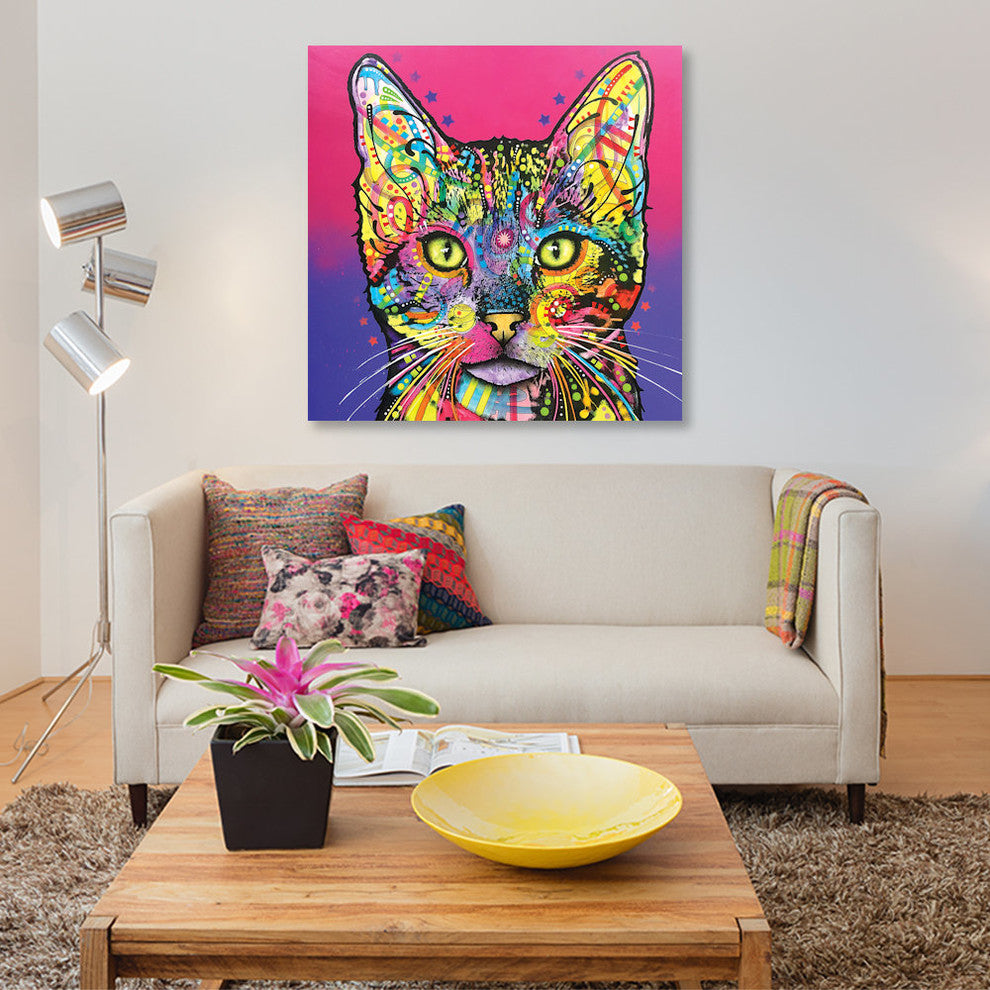 "Shiva" by Dean Russo, Canvas Print, 37"x37"