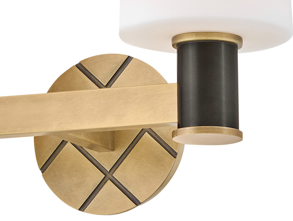 Hinkley Lighting 51372-BX Declan 2 Light 15"W Vanity Light - Heritage Brass /