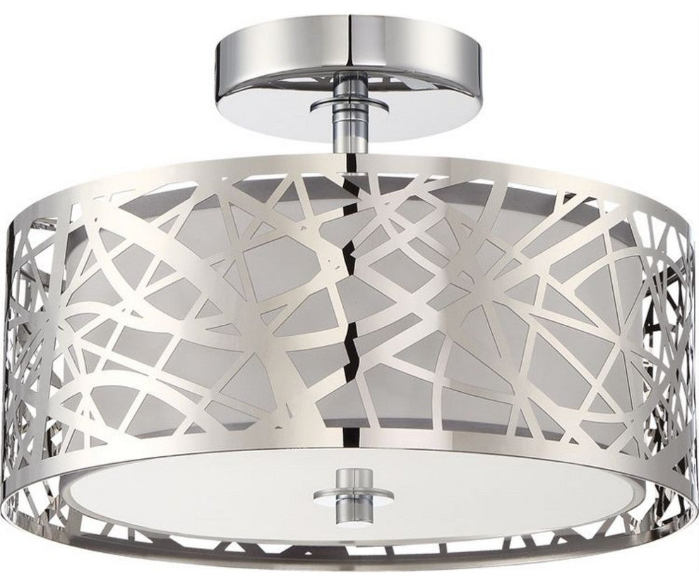 Quoizel Platinum Collection Abode Two Light Semi-Flush Mount PCAE1712C