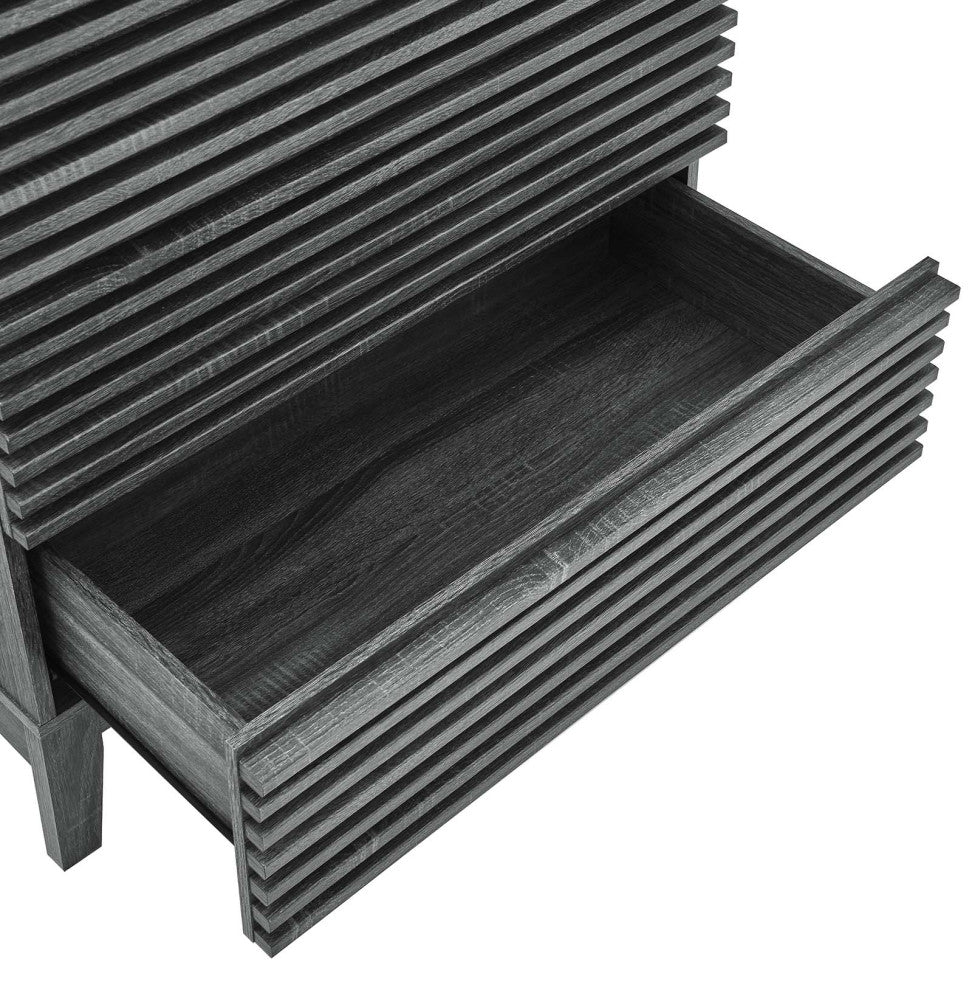 Render 3-Drawer Bachelor's Chest, Charcoal